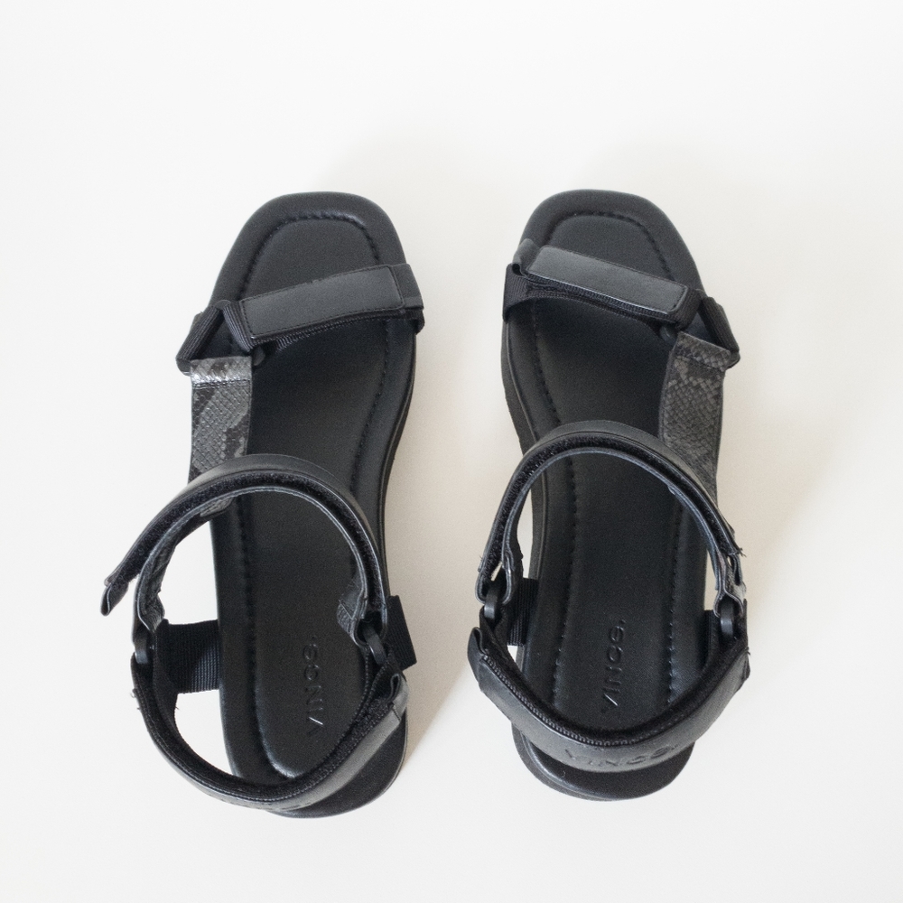 Vince Carver Leather Platform Sport Sandals NWT - Picture 9 of 15